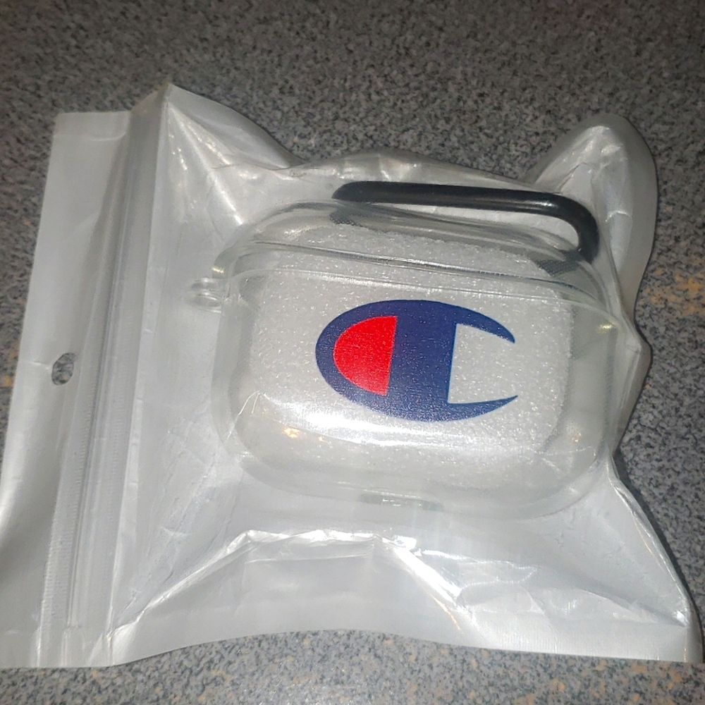 Champion logo hard Apple Airpods 12 Pro Case